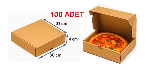 Pizza Kutusu 100 Adet