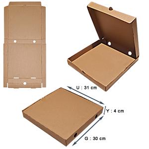 Pizza Kargo Kutusu 100 Adet 31 X 30 X 4 cm
