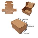 Mini Kraft Kargo Kutusu 50 Adet 180 x 120 x 95 mm